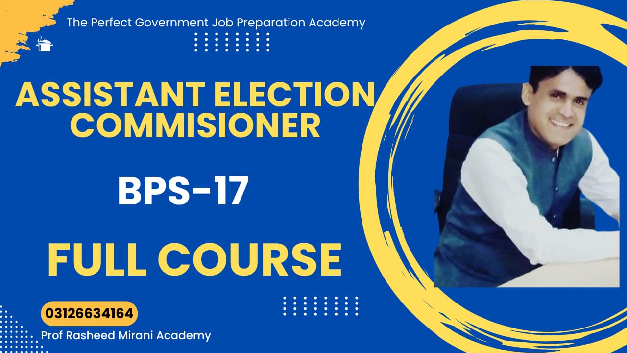 Assistant Election Commissioner BPS-17